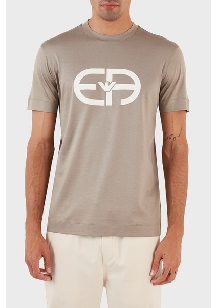 Baskılı Slim Fit Bisiklet Yaka T Shirt Erkek T Shirt 8N1TF6 1juvz 0643