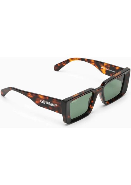 OERI064 6055 53-21 Kadın Güneş Gözlüğü – Kahverengi Dikdörtgen Çerçeve & Yeşil Mat Cam fiyatları