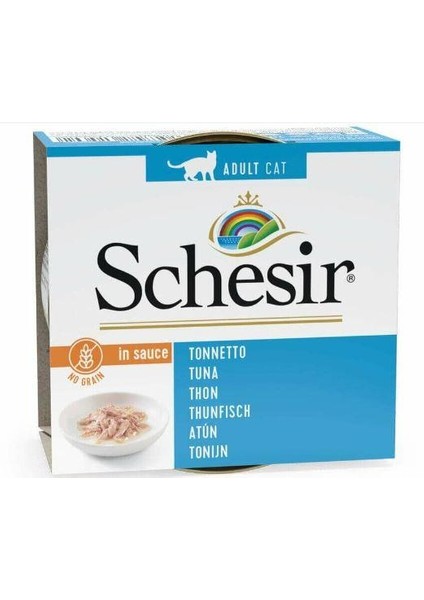 Soslu Ton Balıklı Kedi Konservesi 70 gr x 6 Adet