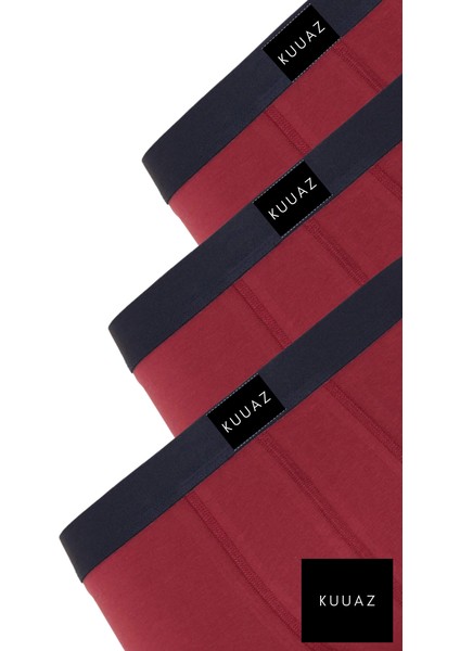 6'lı Bordo Erkek Boxer modelleri