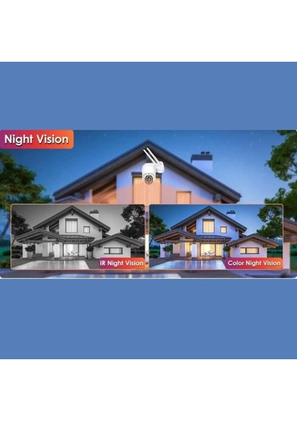 2mp Hd 1.5 Inch IP66 Ip Kamera Wifi Özellikli Hareket Takipli ve Gece Sensörlü Alarmlı Kamera Blm-05