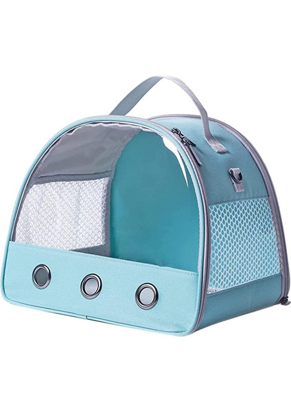 Pet Taşıyıcı Çanta Taşınabilir Yumuşak Katlanabilir Kedi Paket Seyahat Nefes Alabilir Çanta Mavi (Yurt Dışından)
