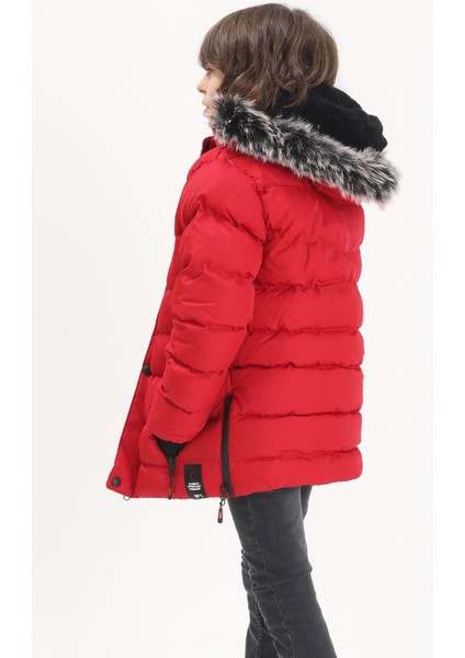 Erkek Çocuk Şişme Mont Logolu Kırmızı 15491 indirimleri