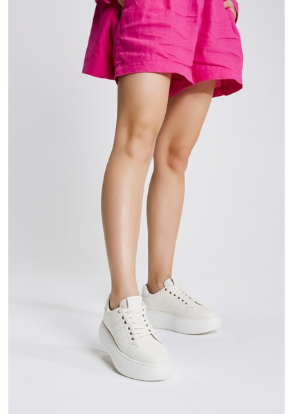 Antares Kadın Ekru Hakiki Deri Sneakers & Spor Ayakkabı 933 3850 Dıva Bn Ayk Y23 fiyatları