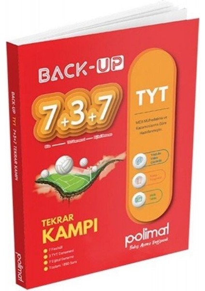 Polimat Yayınları Polimat Tyt  Back-Up 7+3 Kamp Kitabı