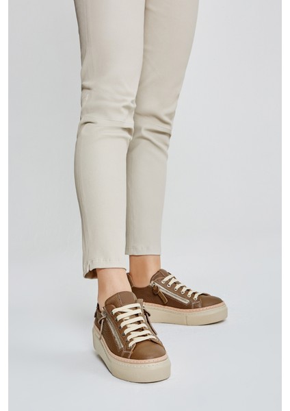 Nora Kadın Vizon Floter Hakiki Deri Sneakers & Spor Ayakkabı 937 5022-48 Bn Ayk Y23