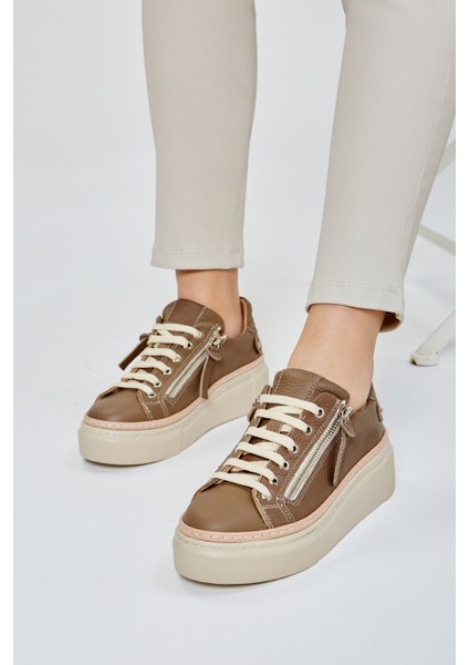 Nora Kadın Vizon Floter Hakiki Deri Sneakers & Spor Ayakkabı 937 5022-48 Bn Ayk Y23 fırsatları