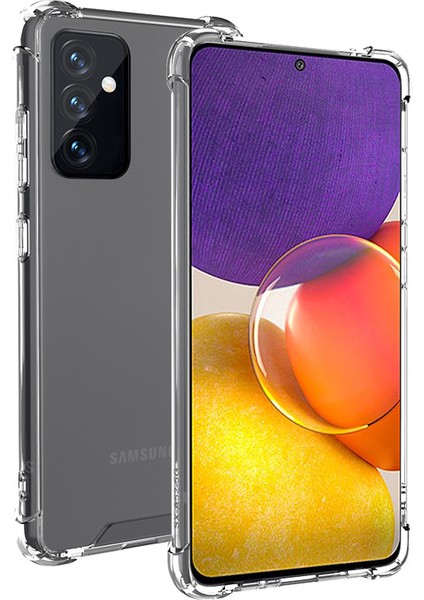 Samsung Galaxy A54 Kılıf Köşe Korumalı Darbe Emici Anti Shock Arka Kapak Şeffaf