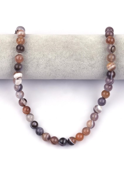 Botswana Akik Doğal Taş Dizi 10 mm Küre Kesim fiyatları