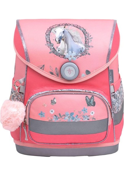 Horse Snowflake Mıknatıslı Okul Çantası 405-41/AG-7