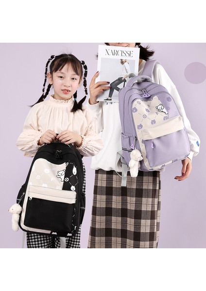 Yeni Öğrenci Okul Çantası Büyük Kapasiteli Ortaokul ve Lise Öğrencisi Sırt Çantası Küçük Taze Sırt Çantası Kız (Yurt Dışından) fiyatları