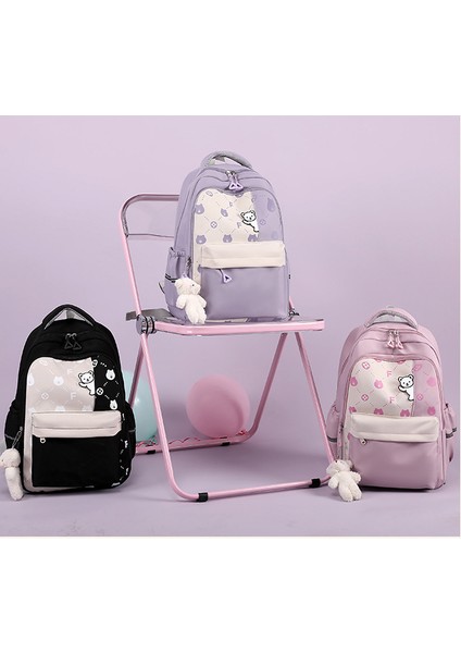 Yeni Öğrenci Okul Çantası Büyük Kapasiteli Ortaokul ve Lise Öğrencisi Sırt Çantası Küçük Taze Sırt Çantası Kız (Yurt Dışından) indirimleri