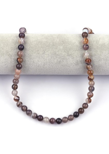 Botswana Akik Doğal Taş Dizi 8 mm Küre Kesim fiyatları