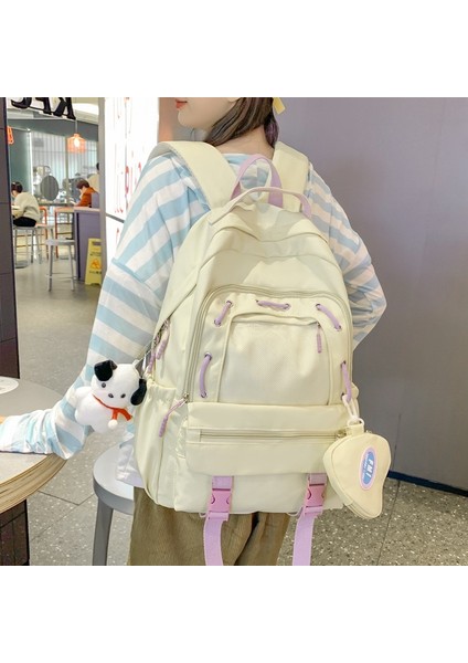 Okul Çantası Kadın Kolej Öğrencisi Lise Öğrencisi Kız Sırt Çantası Ortaokul Öğrencisi Seyahat Eğlence Sırt Çantası (Yurt Dışından) fiyatları