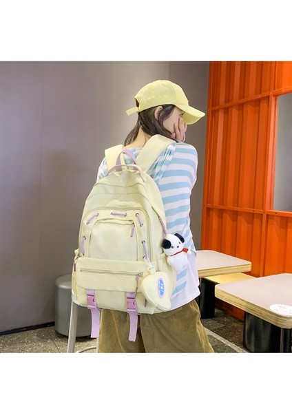 Okul Çantası Kadın Kolej Öğrencisi Lise Öğrencisi Kız Sırt Çantası Ortaokul Öğrencisi Seyahat Eğlence Sırt Çantası (Yurt Dışından) modelleri