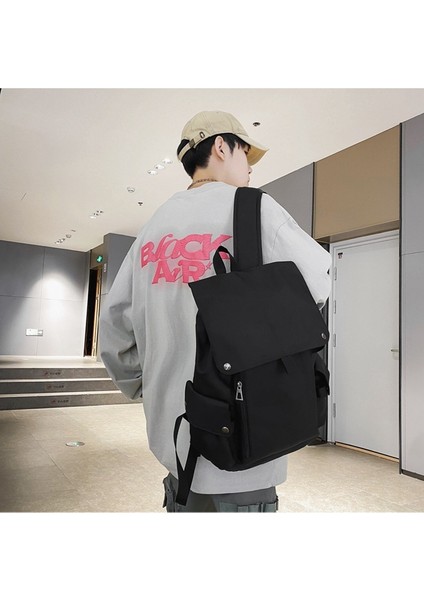 Yeni Düz Renk Erkek Koleji Rüzgar Kolej Öğrencisi Çevirme Okul Çantası Lise Öğrencisi Kampüs Sırt Çantası Kadın (Yurt Dışından) fiyatları