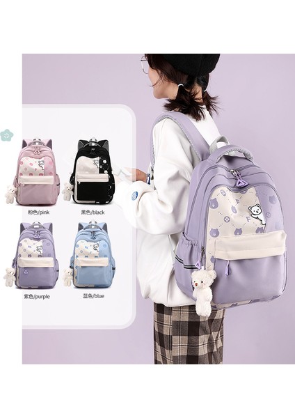 Yeni Öğrenci Okul Çantası Büyük Kapasiteli Ortaokul ve Lise Öğrencisi Sırt Çantası Küçük Taze Sırt Çantası Kız (Yurt Dışından) modelleri