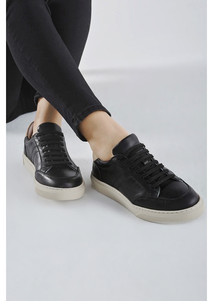 Cinzia Kadın Siyahnude Hakiki Deri Sneakers & Spor Ayakkabı 957 39683 Bn Ayk Y23 modelleri