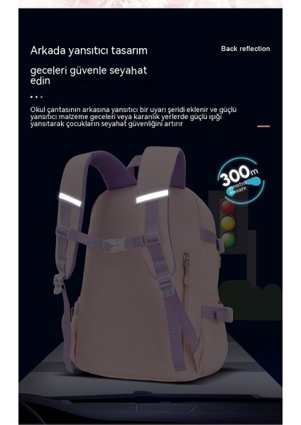 Yüksek Değerli Okul Çantası Ilkokul Kız 1-3 Sınıf Sevimli Prenses Hafif Kız 6-9 Yaş Çocuk Çantası (Yurt Dışından) fiyatları