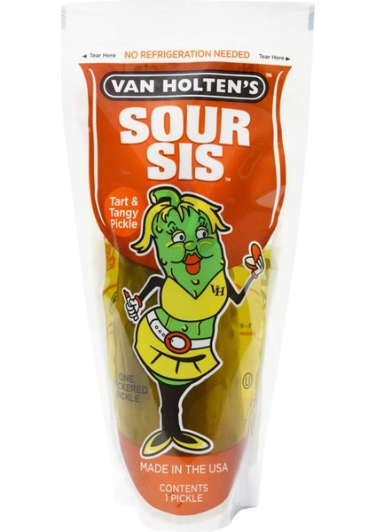 Sour Sis Poşette Salatalık Turşusu Jumbo