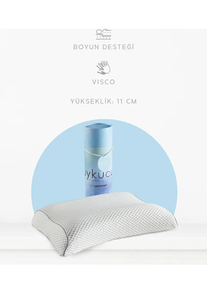 Uykucu Visco Therapy Boyun Destekli Yastık