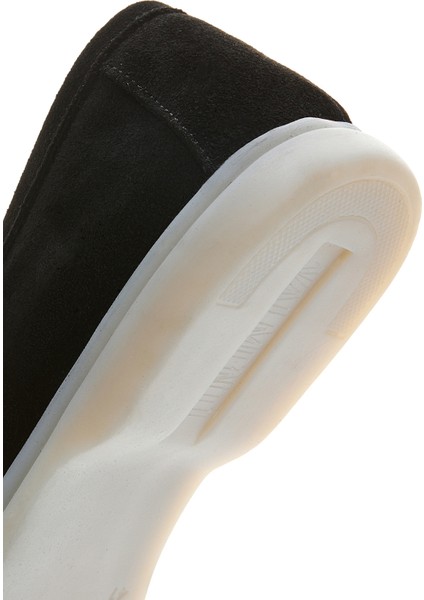 Lucio Erkek Siyah Süet Hakiki Deri Loafer Ayakkabı 978 101 Erk Ayk Y23 indirimleri