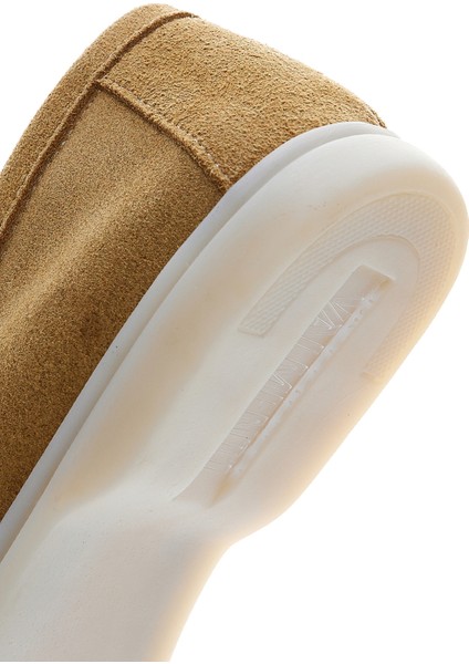 Lucio Erkek Camel Süet Hakiki Deri Loafer Ayakkabı 978 101 Erk Ayk Y23