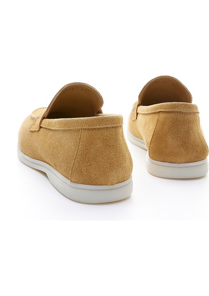 Lucio Erkek Camel Süet Hakiki Deri Loafer Ayakkabı 978 101 Erk Ayk Y23 fırsatları