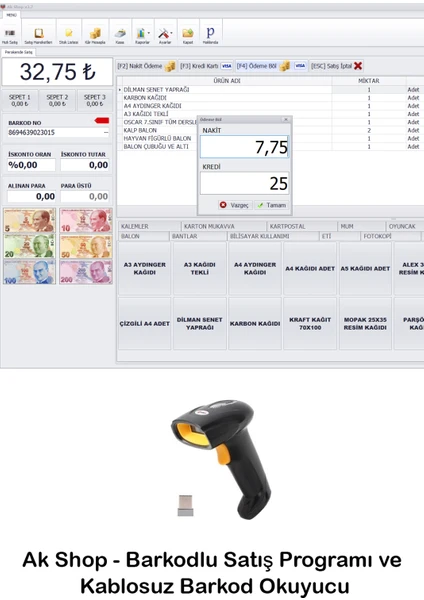 Pazar Timi Barkod Satış Sistemi & Market Programı