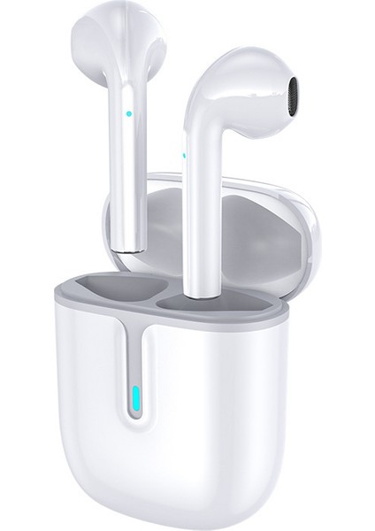 Kablosuz Bluetooth Kulaklık Binaural Bluetooth Kulaklık-Beyaz (Yurt Dışından)