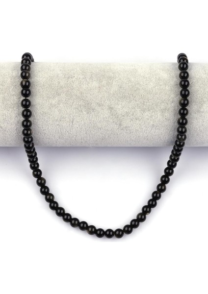 Golden Obsidyen Doğal Taş Dizi 6 mm Küre Kesim fiyatları