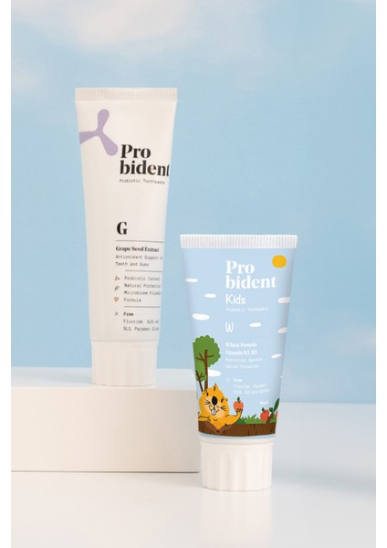 Aktif Probiyotikli Üzüm Çekirdeği Özüt İlaveli Doğal Şeftali Aromalı Kids Tanışma Paketi