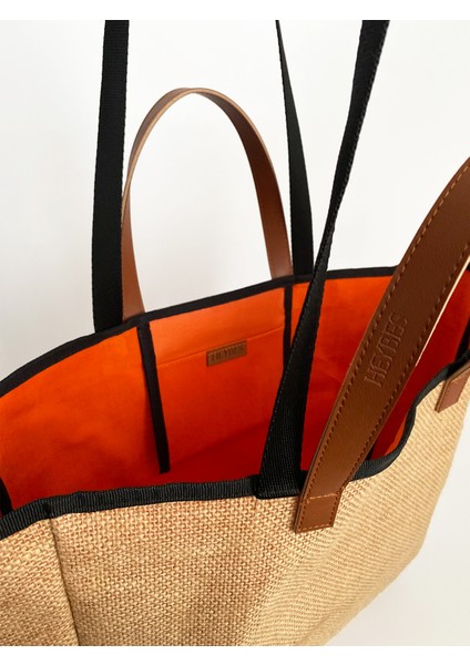 Kadın Büyük Boy Plaj Ve Alışveriş Shopper Tote Omuz Çantası