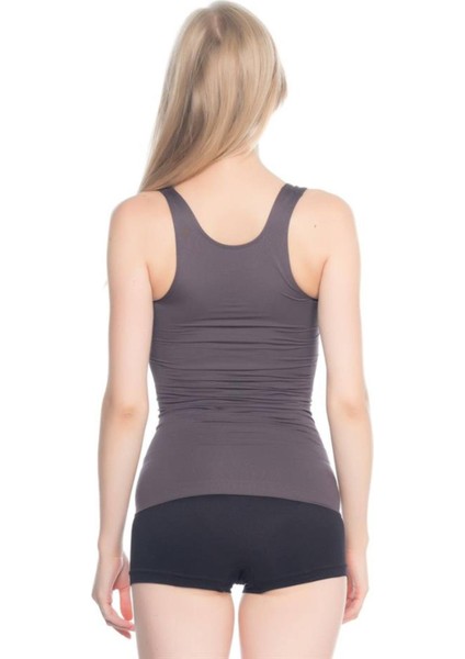 Antrasit Dikişsiz Korse Atlet fiyatları