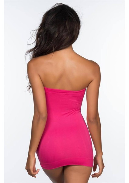 Fuşya Soft Desenli Straplez Atlet fiyatları