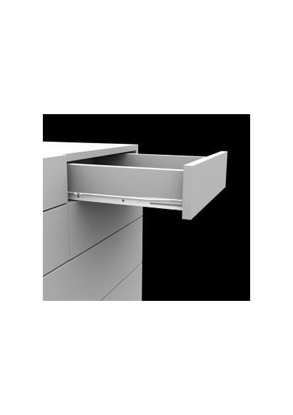 Samet Klasik Çekmece Rayı Beyaz 30CM