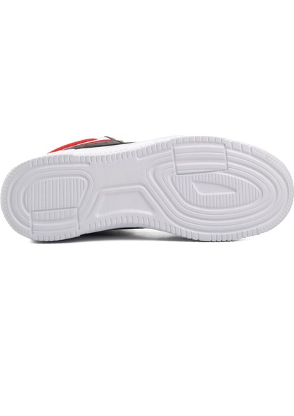 Berry Hi Beyaz-Siyah-Kırmızı Bağcıklı Unisex Hi Sneaker indirimleri