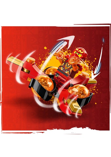 Ninjago Kai'nin Ejderha Gücü Spinjitzu Saltosu 71777 - 6 Yaş ve Üzeri Çocuklar İçin Kai Minifigür İçeren Yaratıcı Oyuncak Yapım Seti (72 Parça)