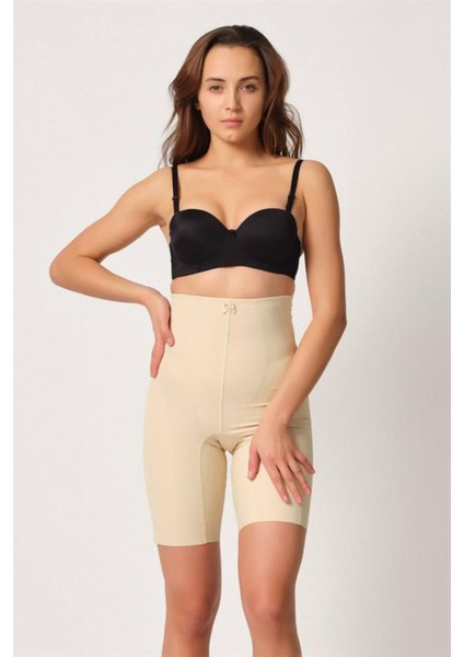 Ten Double Yüksek Bel Boxer Lazer Korse