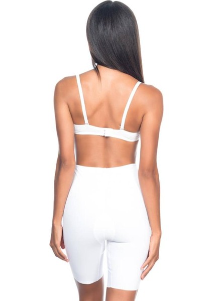 Beyaz Yüksek Bel Paçalı Lazer Korse modelleri