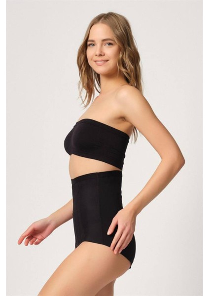 Siyah Karın Balen Destekli Slip Lazer Korse fiyatları
