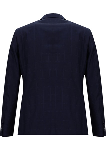 Yünlü Klasik Kareli Takım Elbise modelleri