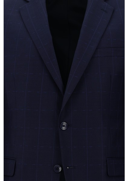 Yünlü Klasik Kareli Takım Elbise fırsatları