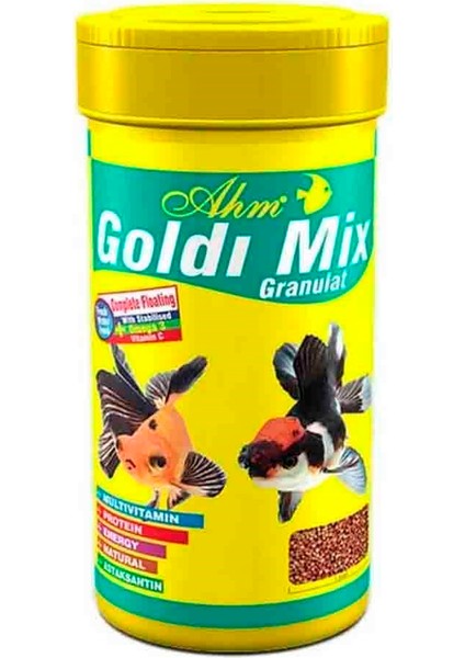 Goldi Mix Granulat Balık Yemi 100 ml