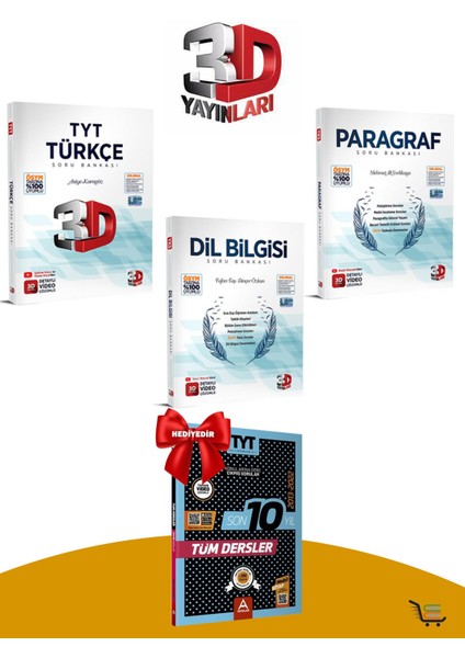 TYT Türkçe - Paragraf - Dil Bilgisi Soru Bankası Seti Çıkmış Sorular