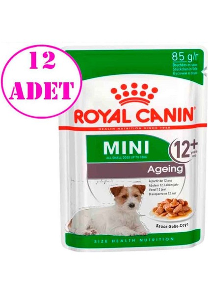 Mini Ageing +12 Köpek Konservesi 85 gr 12 Ad