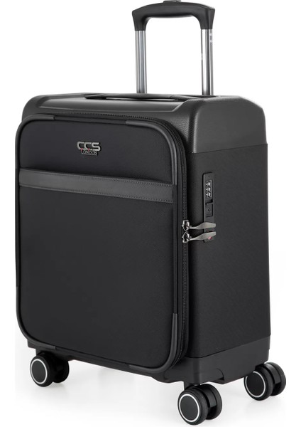 Macbook Air - Macbook Pro 13&13.3 Inç Uyumlu Laptop Bölmeli Kabin Boy Pilot Hibrit Valiz Siyah 71446 fiyatları