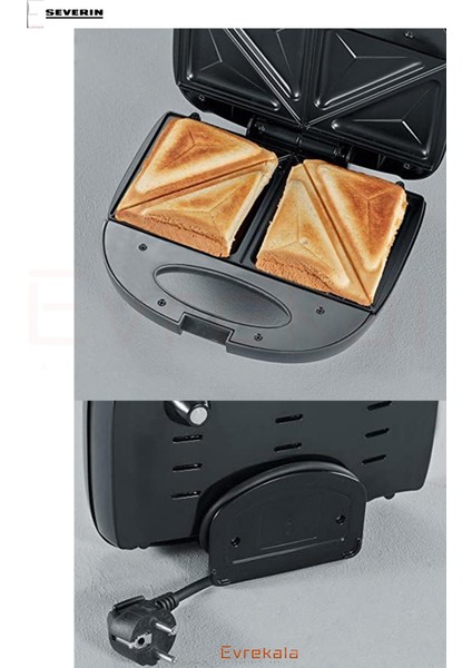 Evrekala Shop Mini Tost Makinesi Severin Kompakt Tost Machine