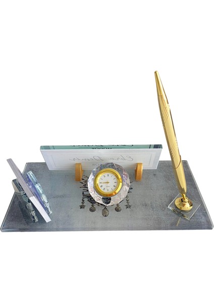 Kişiye Özel Uv Baskılı Kristal Masa Isi mliği fiyatları