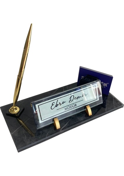 Kişiye Özel Uv Baskılı Kristal Masa Isi mliği